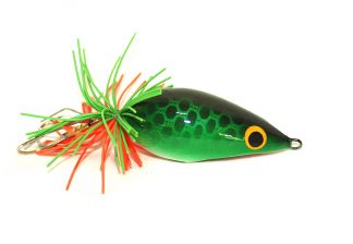 Speed lures Topwater popper frog 12g 6cm jumping action Double weedless hooks Silicone skirt tails